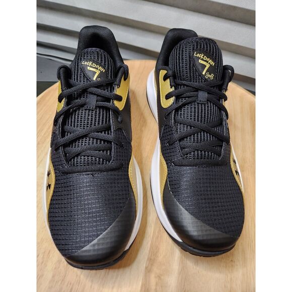 Under Armour Lockdown 7 Low Men's 10 Blk/YLW EU 44 - Picture 9 of 10